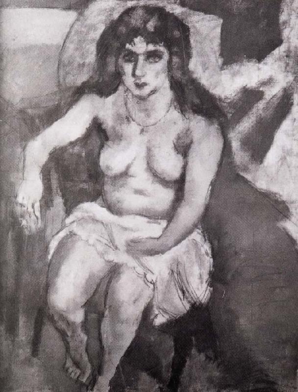 Jules Pascin Younger woman of Blue eye oil painting picture